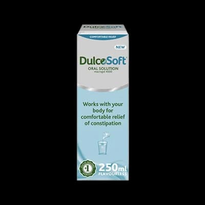 Dulcosoft packaging which is available to order online from NowPatient with next day delivery