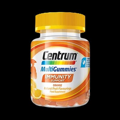 Centrum MultiGummies Immunity Support packaging which is available to order online from NowPatient with next day delivery