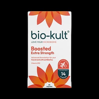 Bio-Kult Boosted packaging which is available to order online from NowPatient with next day delivery