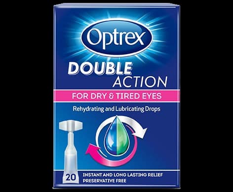 Optrex Double Action Monodose Drops for Dry and Tired Eyes