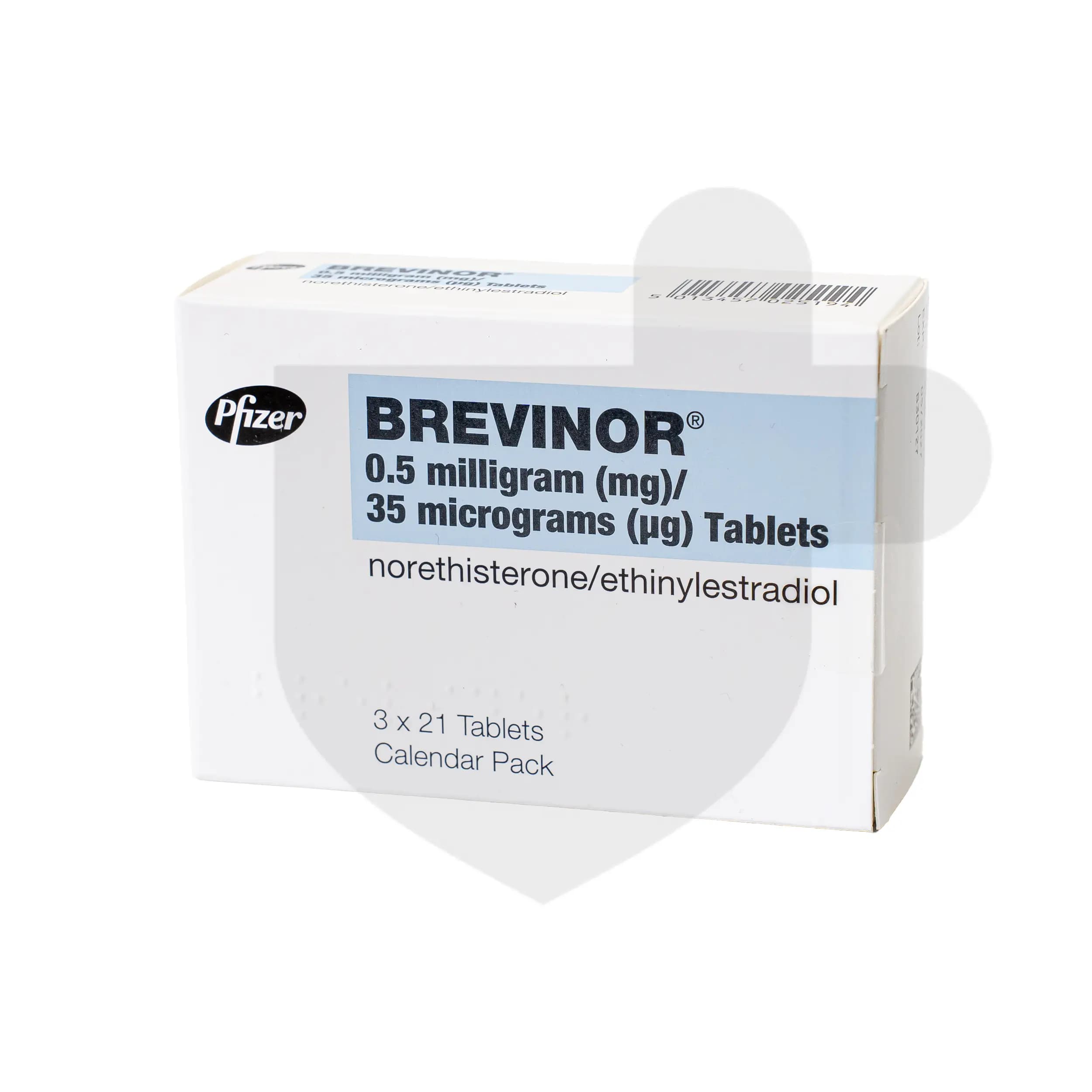 Brevinor packaging which is available to order online from NowPatient with free next day delivery