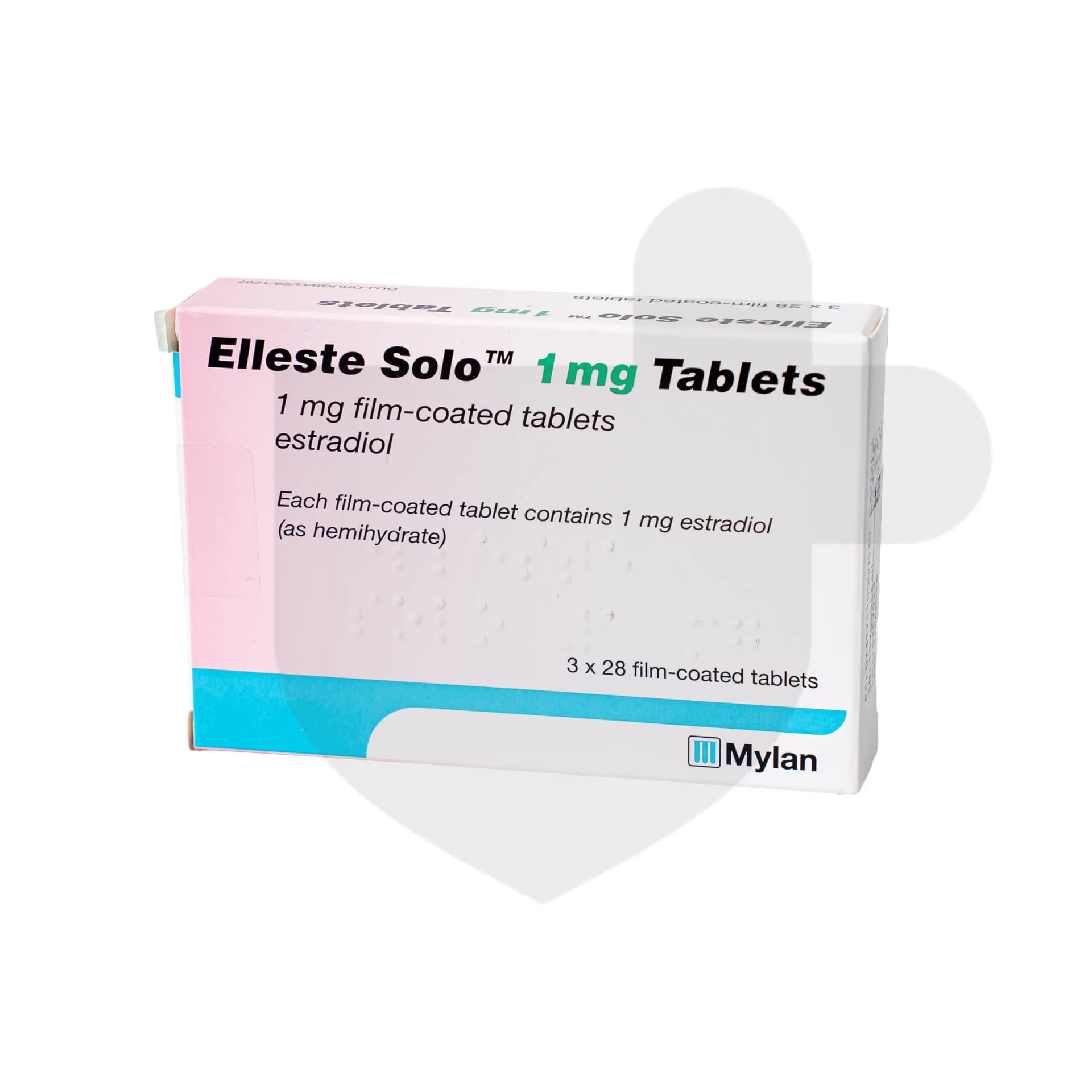 Elleste Solo packaging which is available to order online from NowPatient with free next day delivery