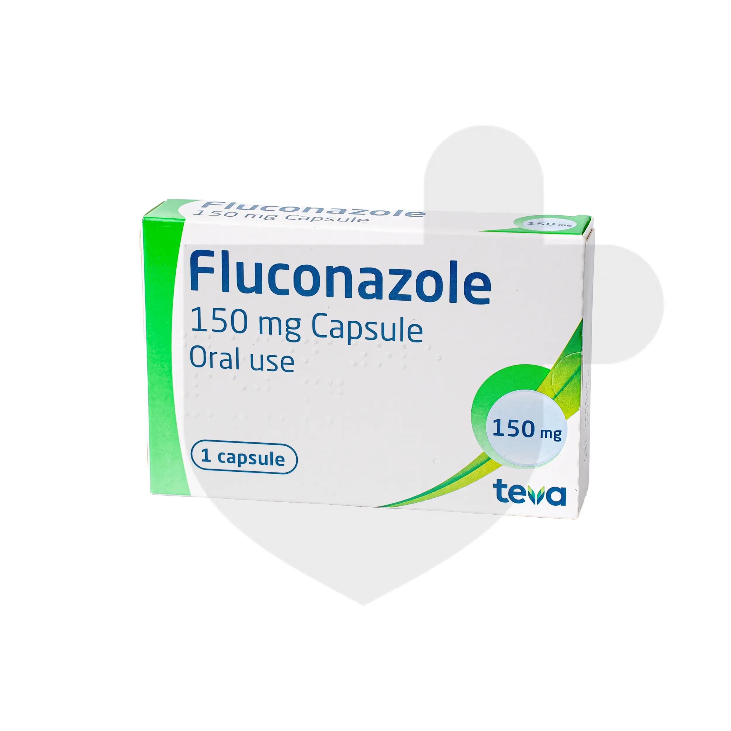Fluconazole packaging which is available to order online from NowPatient with free next day delivery