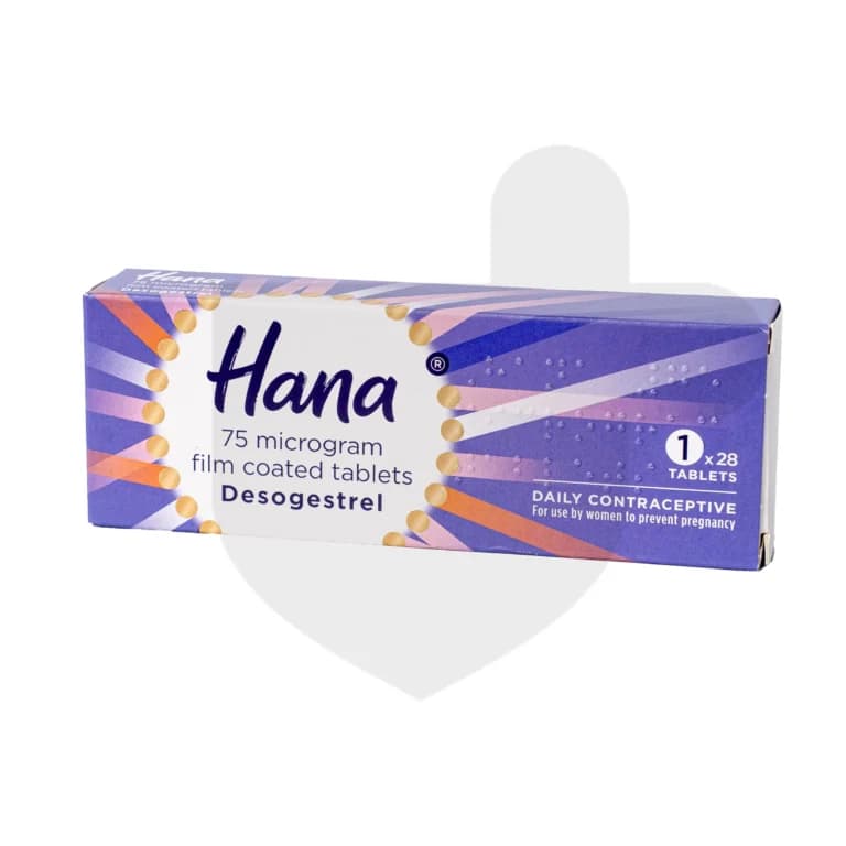 Hana packaging which is available to order online from NowPatient with free next day delivery