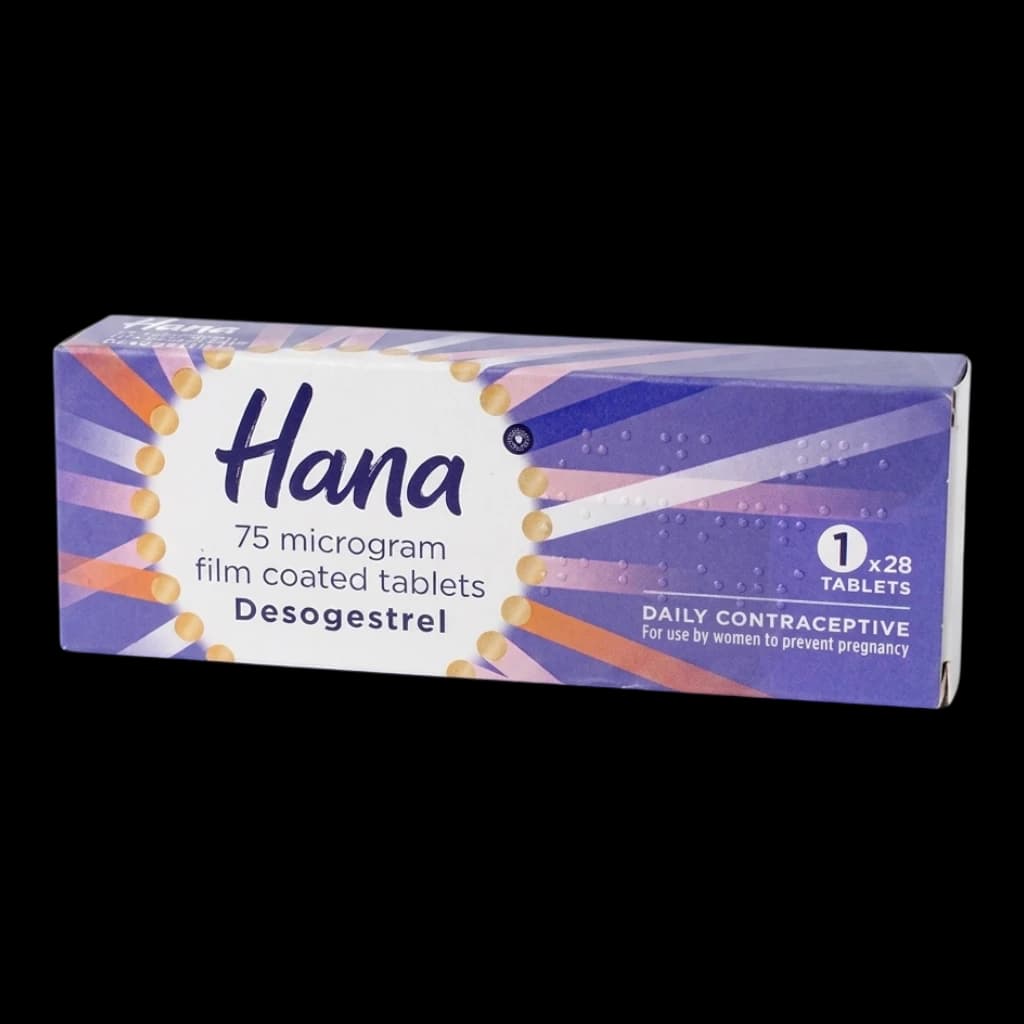 A box of Hana deodorant products.