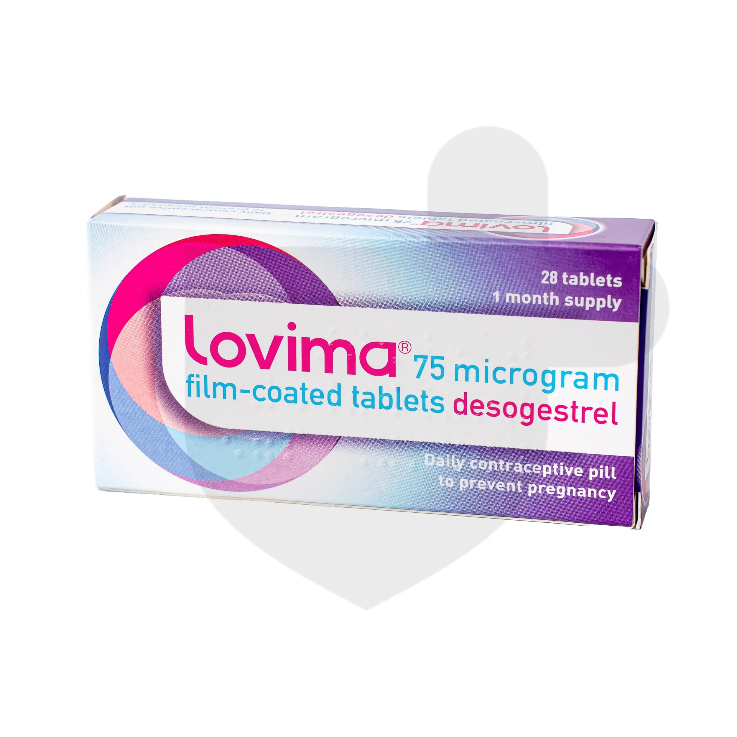 Lovima packaging which is available to order online from NowPatient with free next day delivery