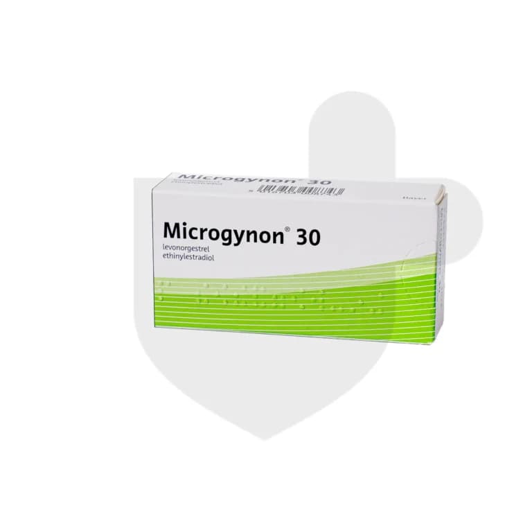Microgynon 30 packaging which is available to order online from NowPatient with free next day delivery