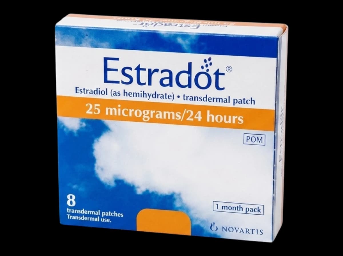 Estradot packaging which is available to order online from NowPatient with free next day delivery