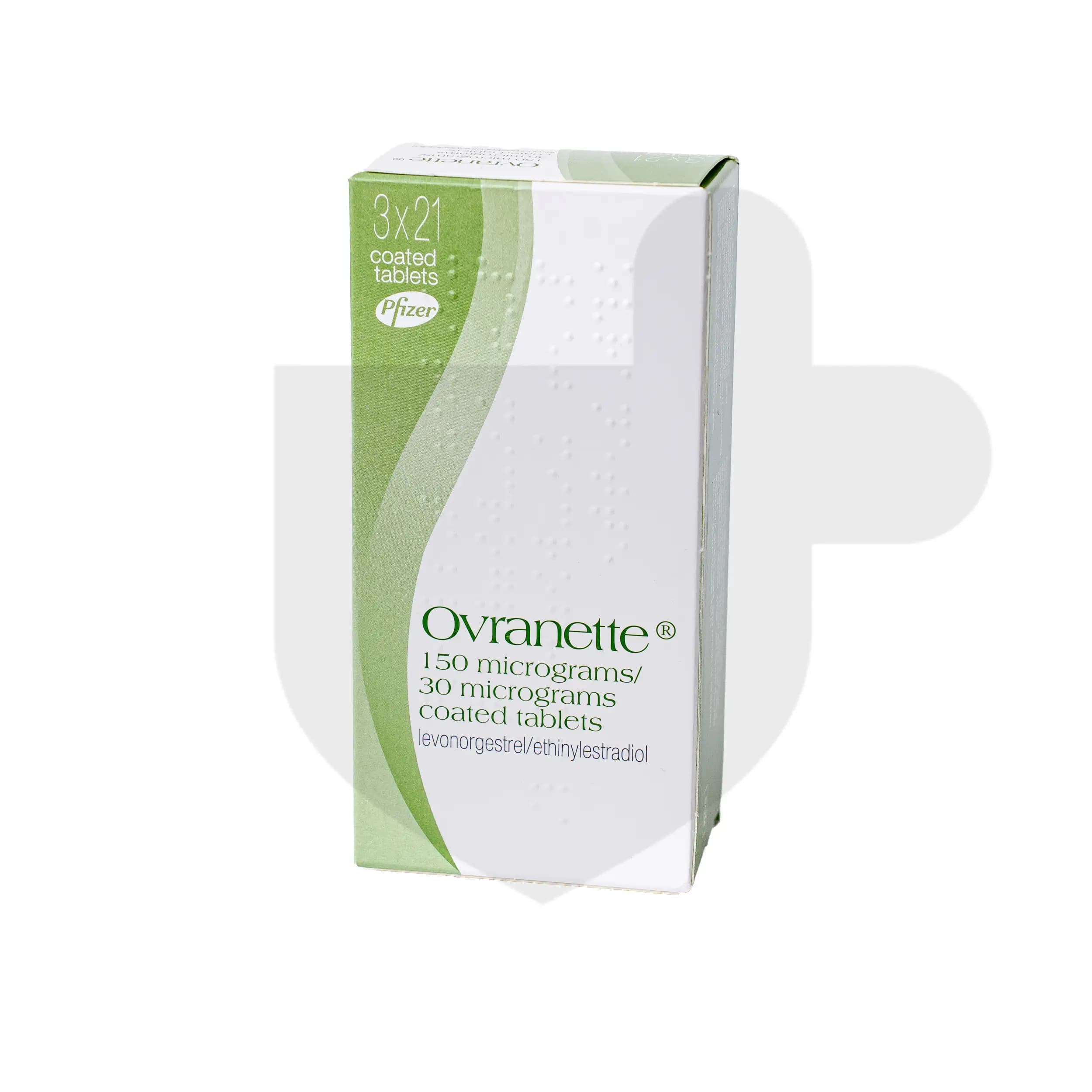 Ovranette packaging which is available to order online from NowPatient with free next day delivery