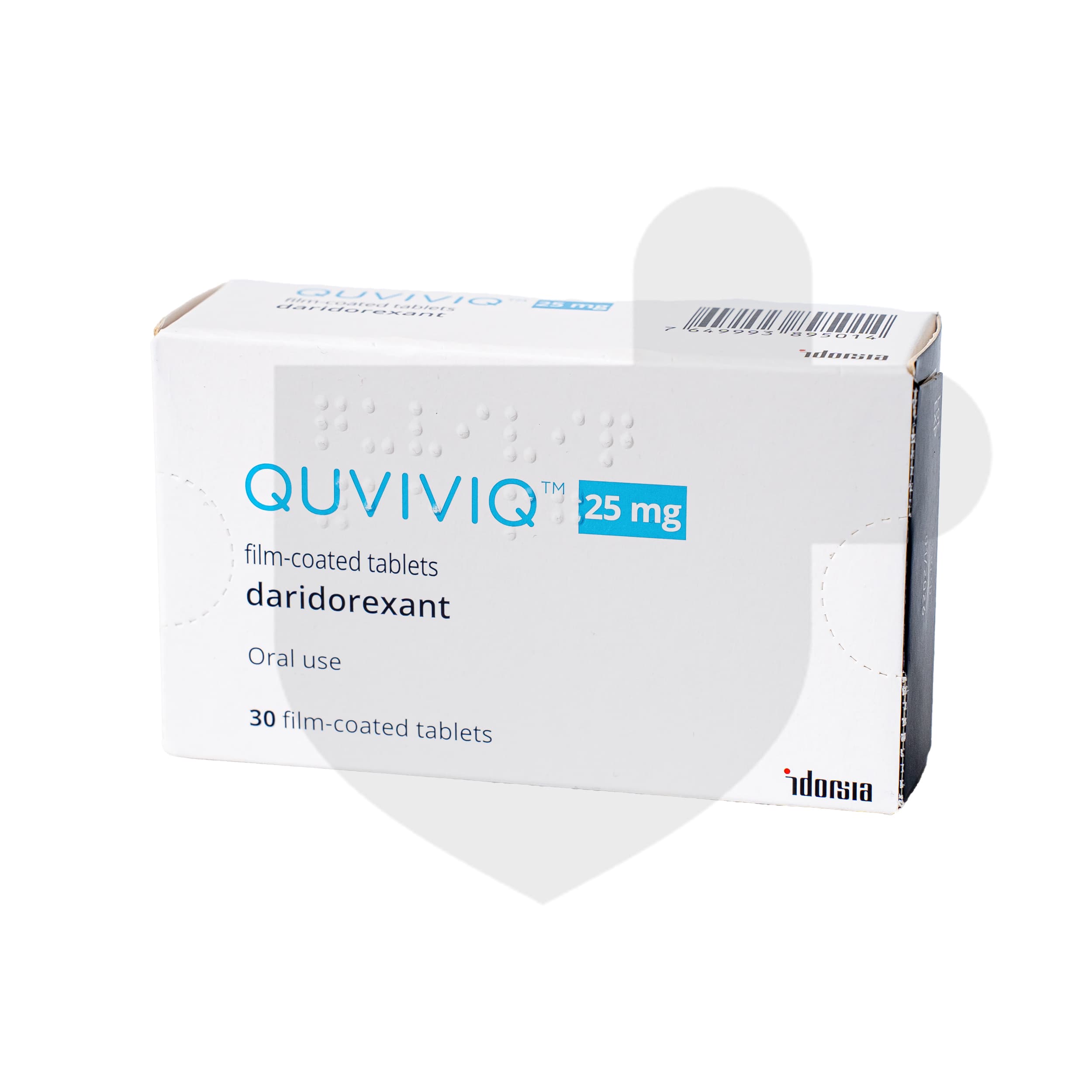 Quviviq packaging which is available to order online from NowPatient with free next day delivery