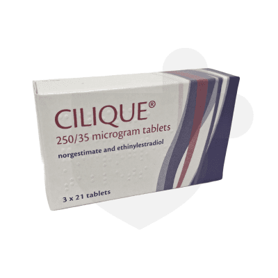 Cilique packaging which is available to order online from NowPatient with free next day delivery