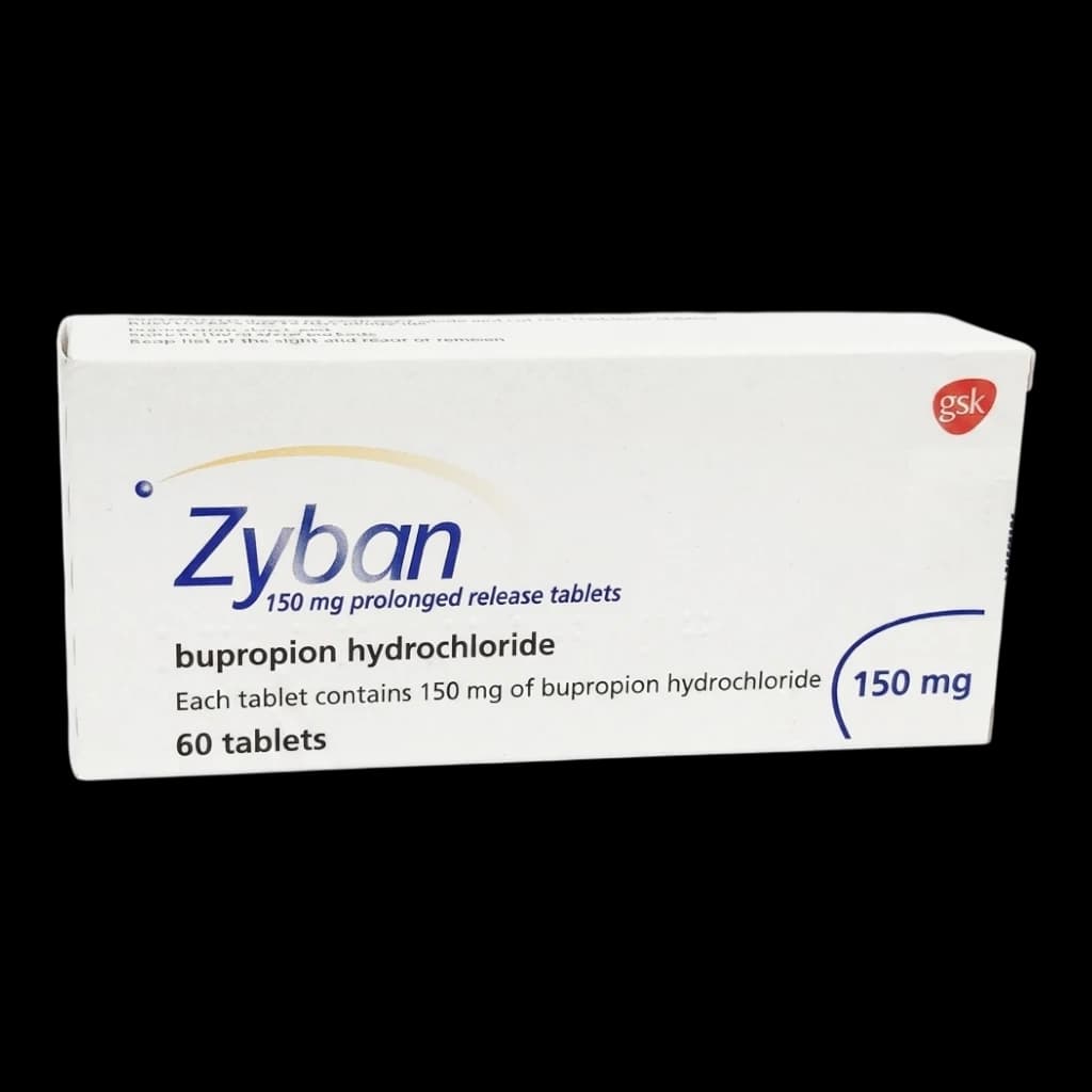 Zyban packaging which is available to order online from NowPatient with free next day delivery