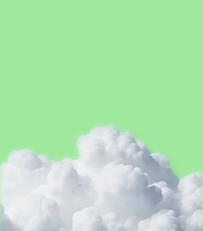 An image of smog on a green background, representing the air quality monitor feature
