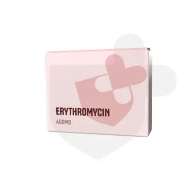 Erythromycin packaging which is available to order online from NowPatient with free next day delivery