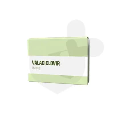 Valaciclovir packaging which is available to order online from NowPatient with free next day delivery