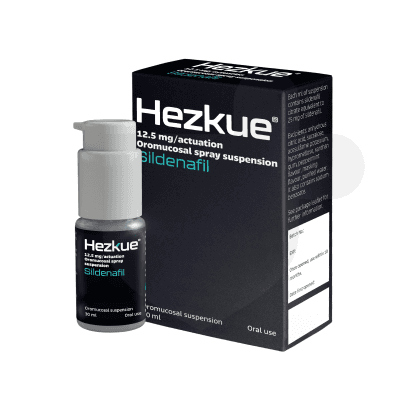 Hezkue packaging which is available to order online from NowPatient with free next day delivery