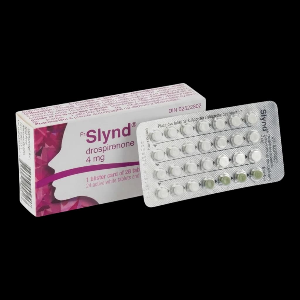 Slynd packaging which is available to order online from NowPatient with free next day delivery