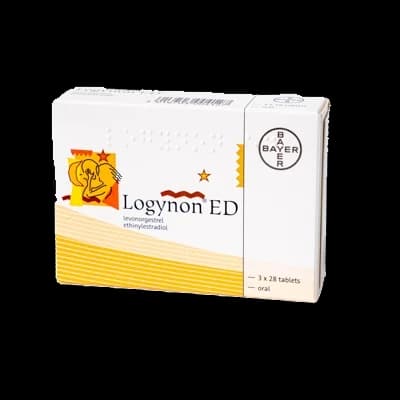 Logynon ED packaging which is available to order online from NowPatient with free next day delivery
