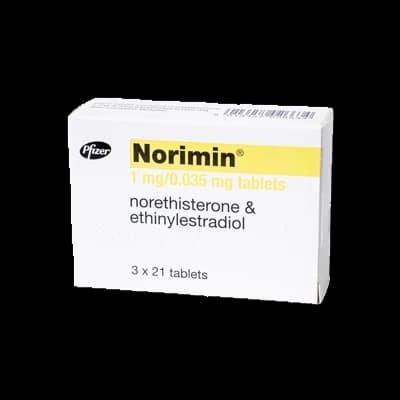 Norimin packaging which is available to order online from NowPatient with free next day delivery