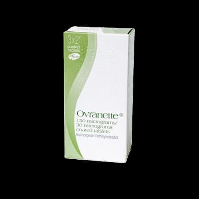 Ovranette packaging which is available to order online from NowPatient with free next day delivery