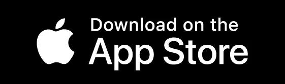 The app store logo with the words download on the app store.