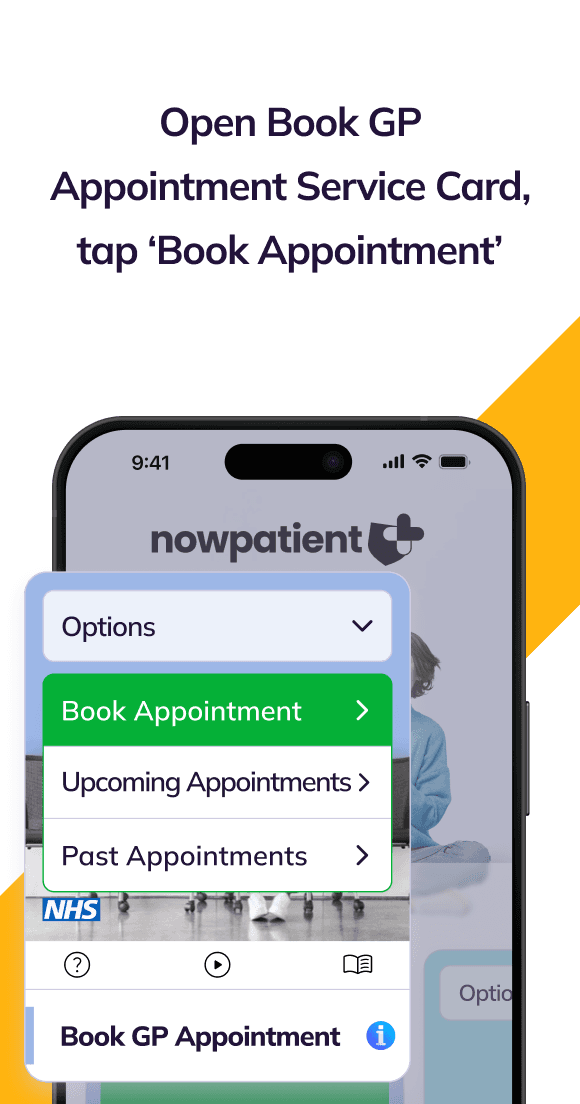 NowPatient GP Appointment Step 1
