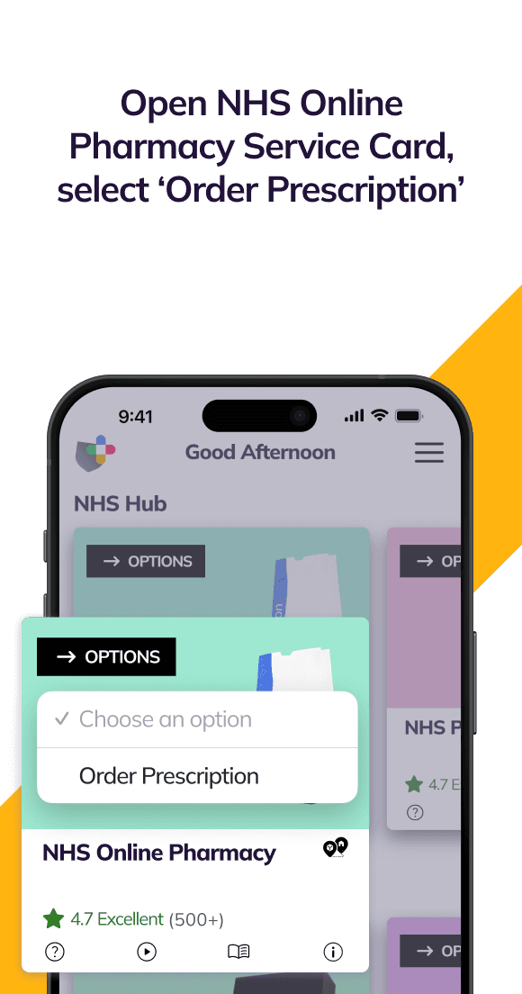 NHS Online Pharmacy step 1