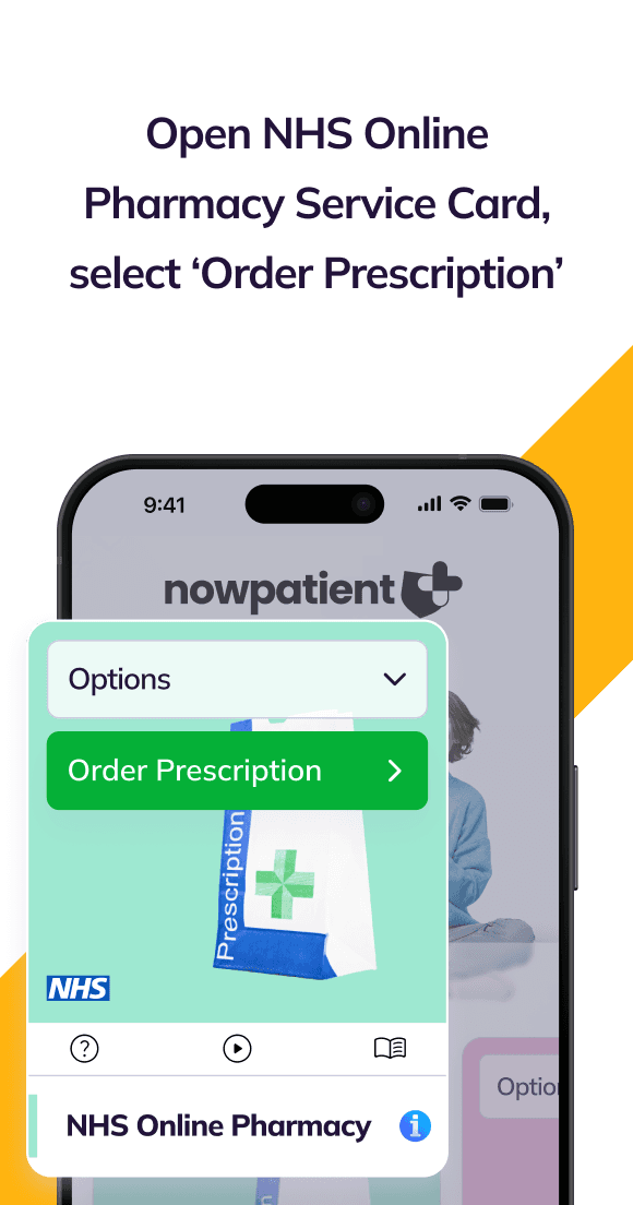 NowPatient NHS Online Pharmacy step 1