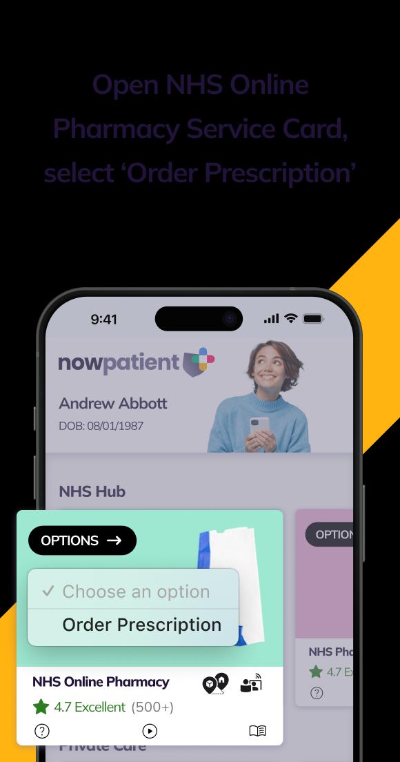 NHS Online Pharmacy step 1 image