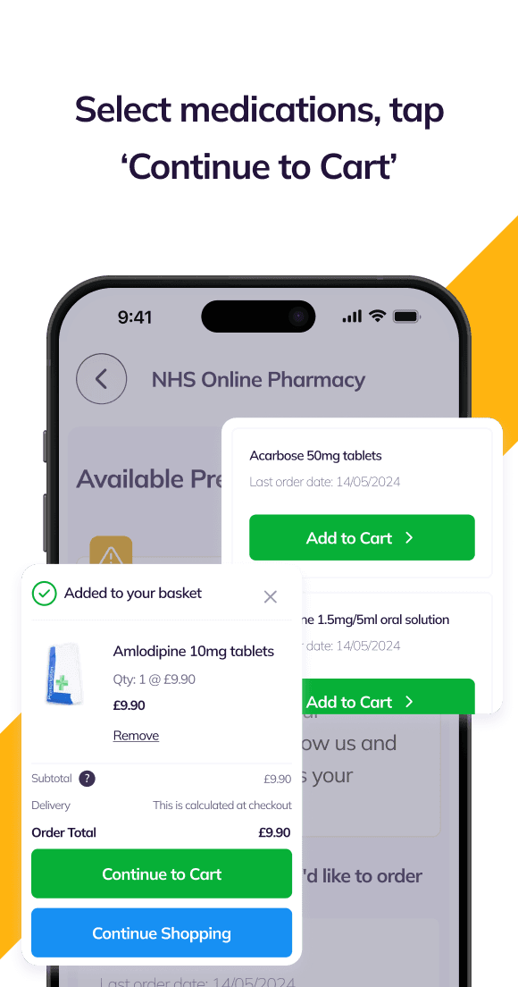 NHS online pharmacy step 2