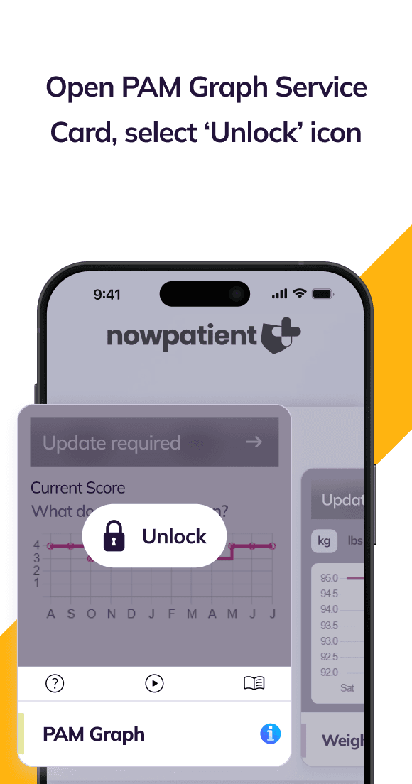 NowPatient Patient Activation Measure step 1