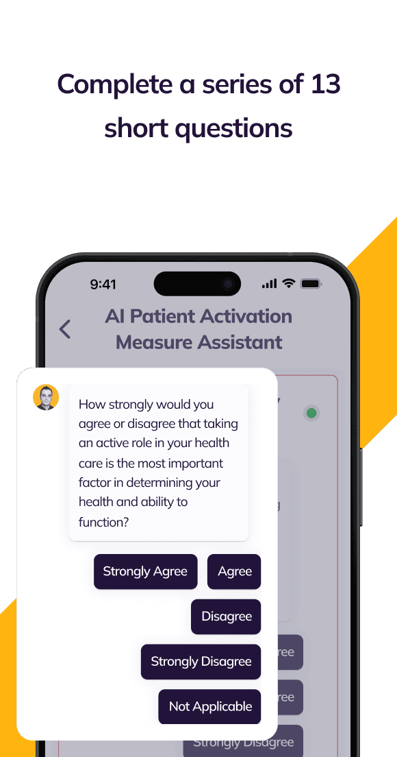 NowPatient Patient Activation Measure step 2