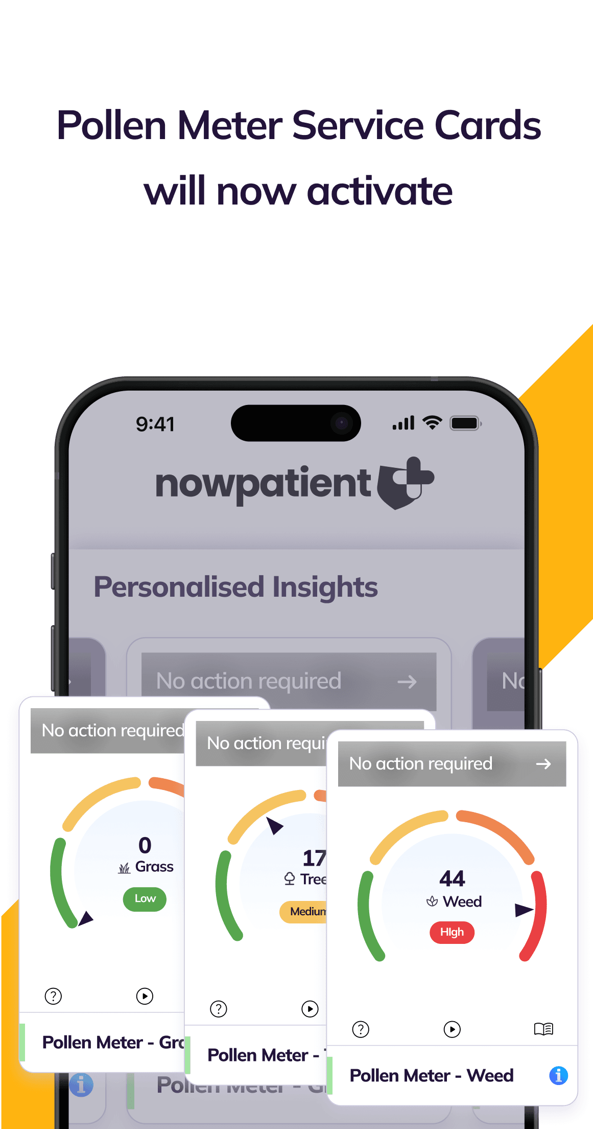 NowPatient Patient Pollen Meter step 3