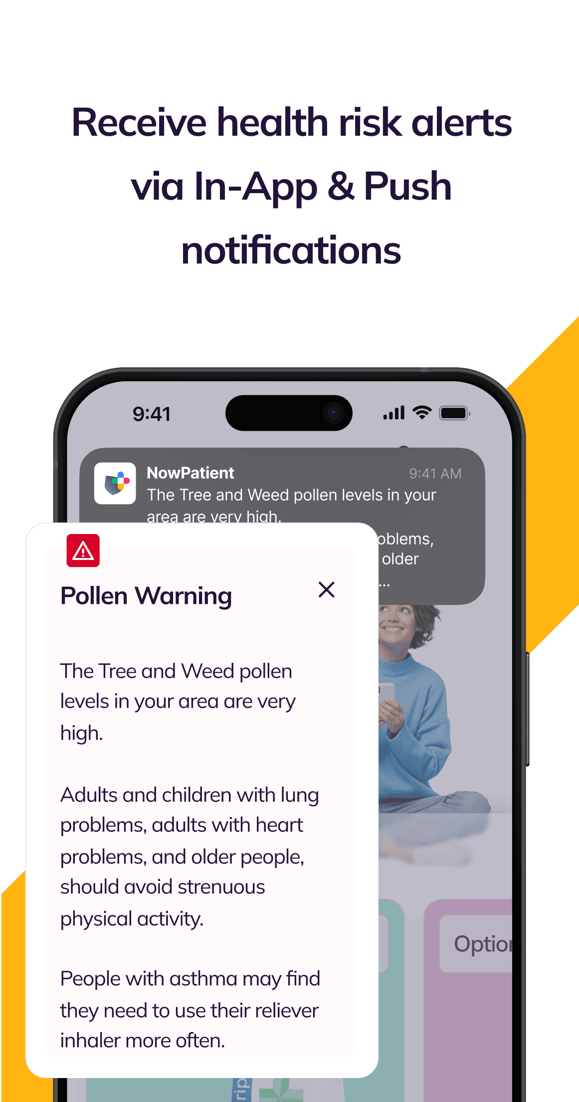 NowPatient Patient Pollen Meter step 4