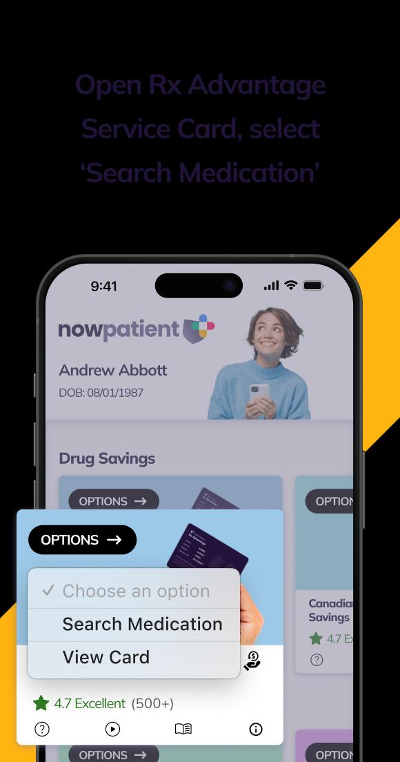 Rx Advantage Card step 1 image