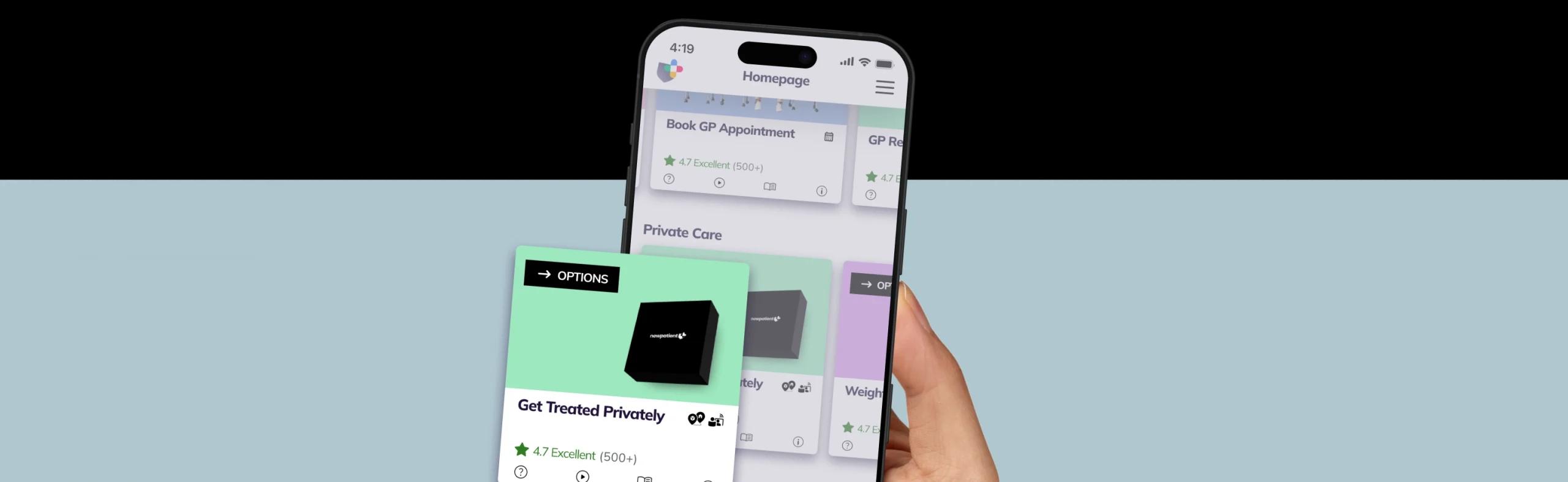 get treated privately