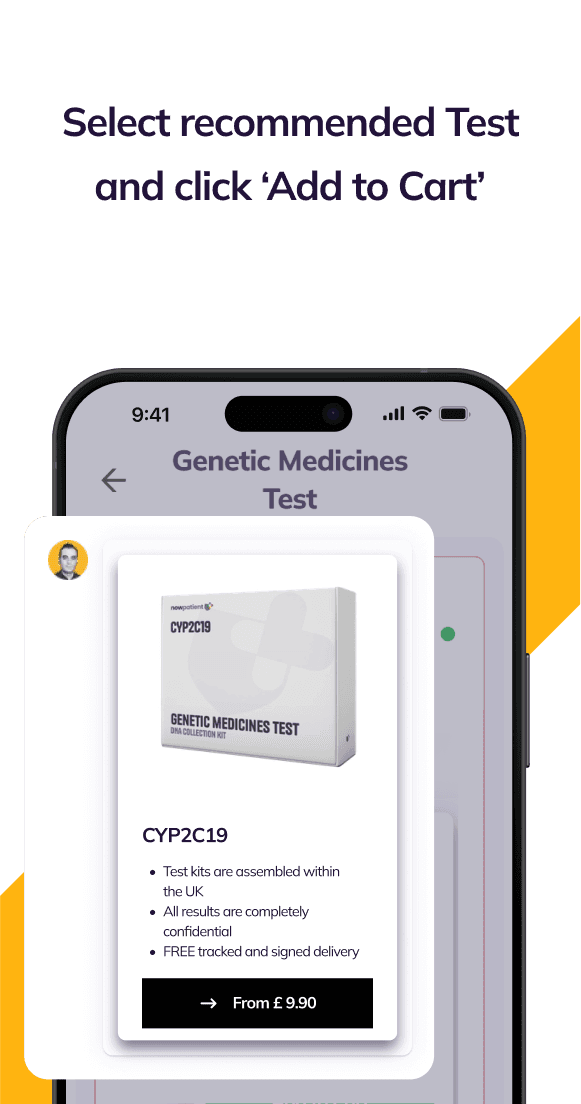 Genetic medicine test image step 3