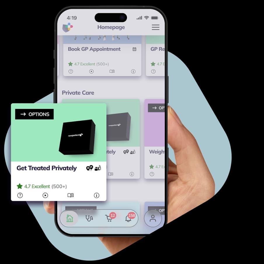 get treated privately