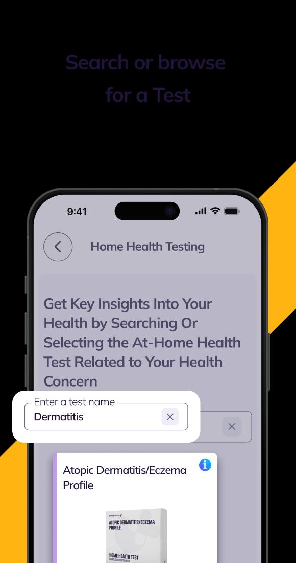 Home Health Testing step 2 image