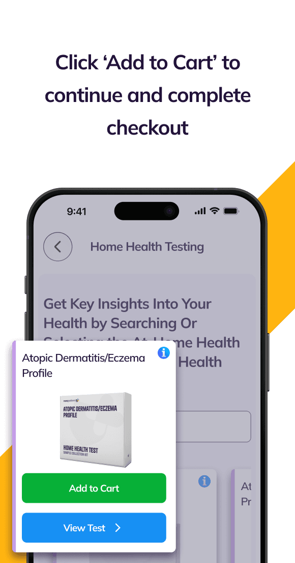 Home health testing step 3