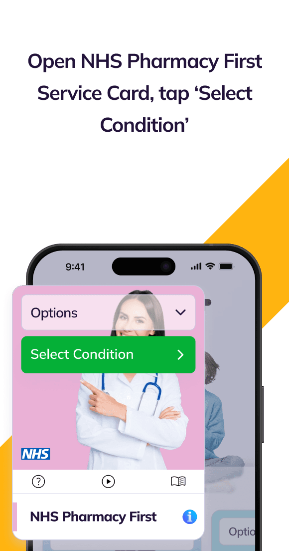 NowPatient NHS Pharmacy First step 1