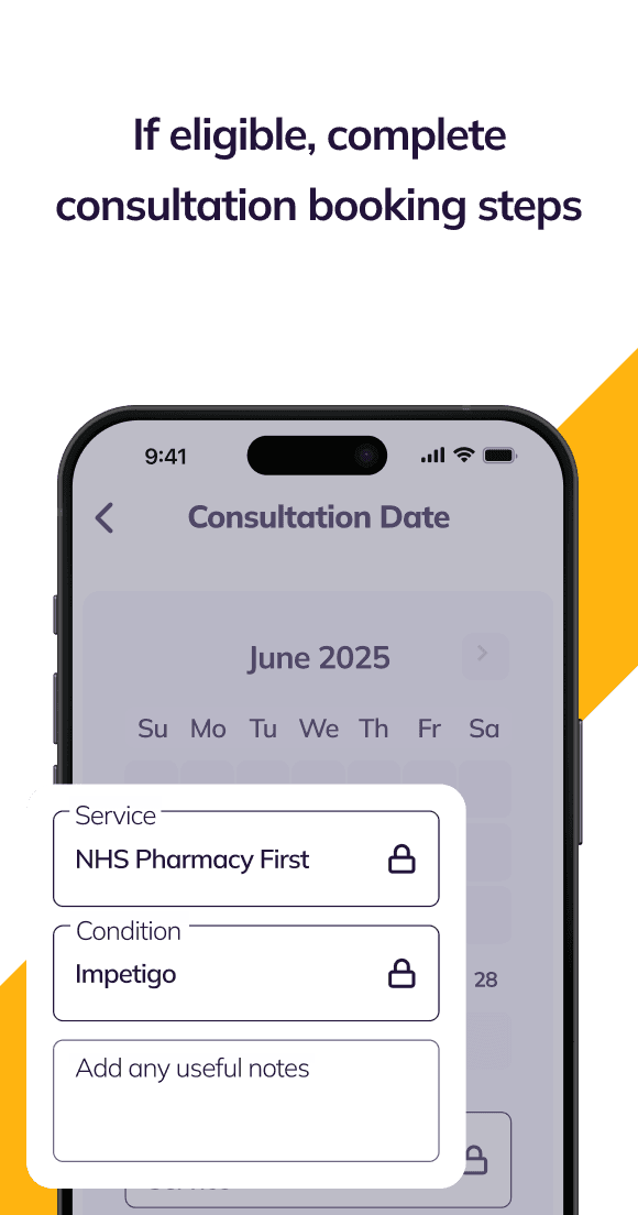 NowPatient NHS Pharmacy First step 3