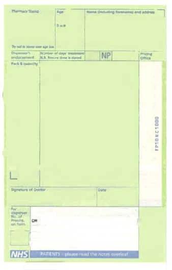 An Auto Drafted green sheet of paper with a number on it.