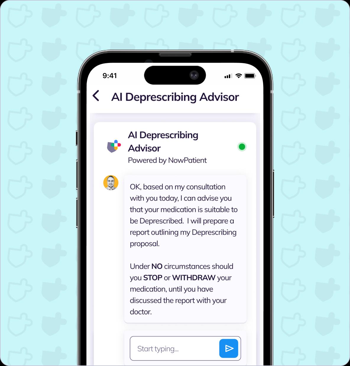 AI Deprescribing Advisor Step 4