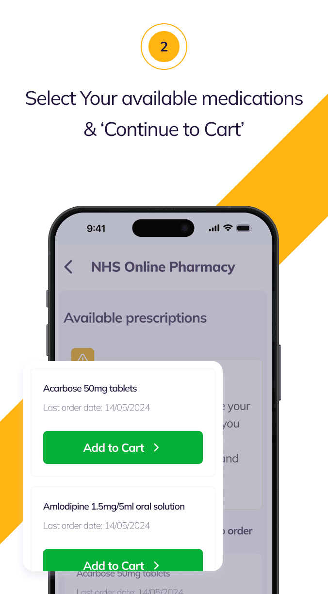 NowPatient's NHS Online Pharmacy Step 2
