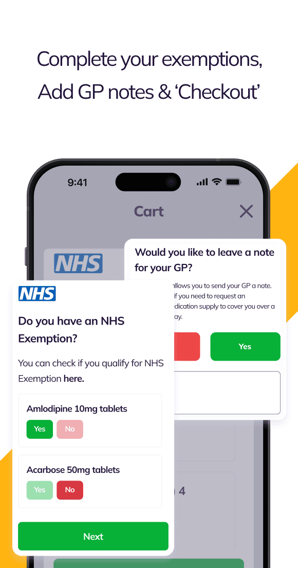 NHS Online Pharmacy step 3