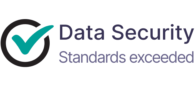 Data security standards exceeded logo