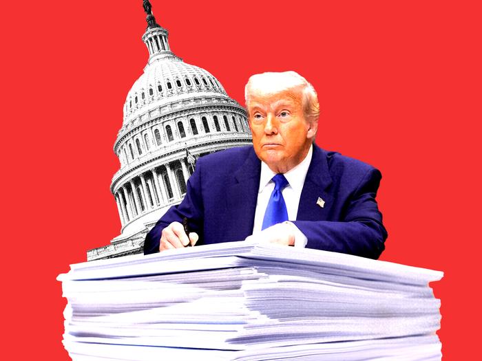 Image showing Trump signing the One Big Beautiful Bill Act that will affect medicaid benefits.