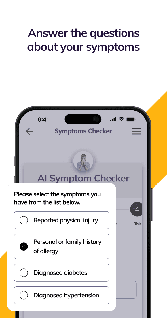 Symptoms Checker step 6