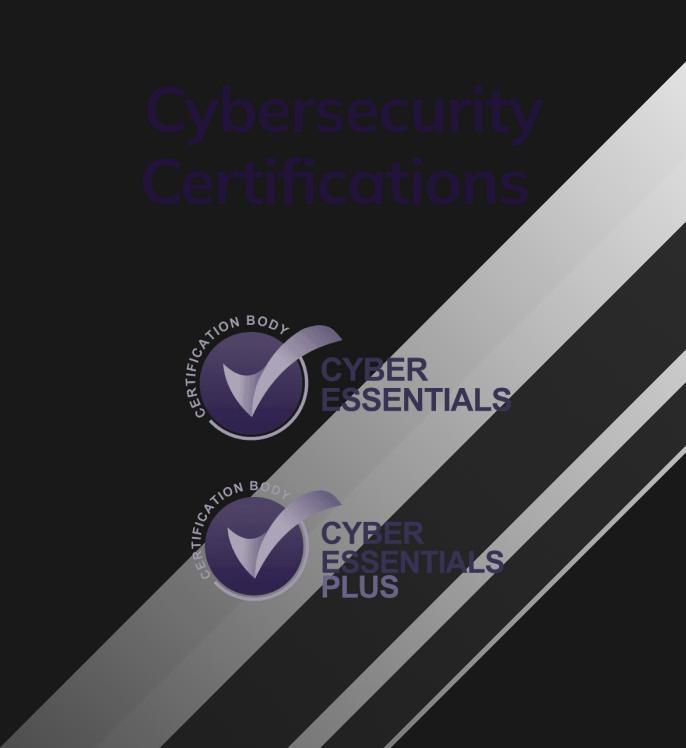 Cybersecurity certifications